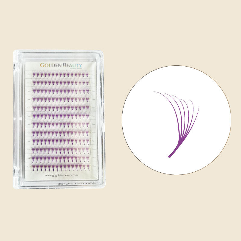 Premade Color Fans Morado