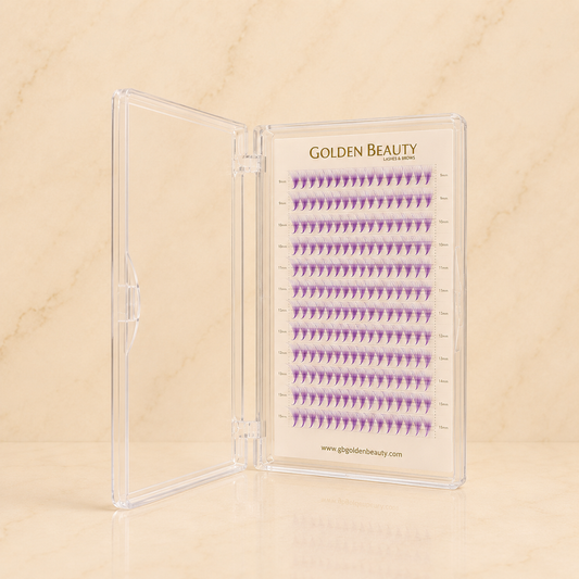 Premade Color Fans Morado